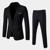 Elegant men's suit with blazer and trousers