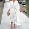 Elegant light wrap dress for women