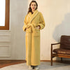 Luxurious fleece warm comfort bathrobe