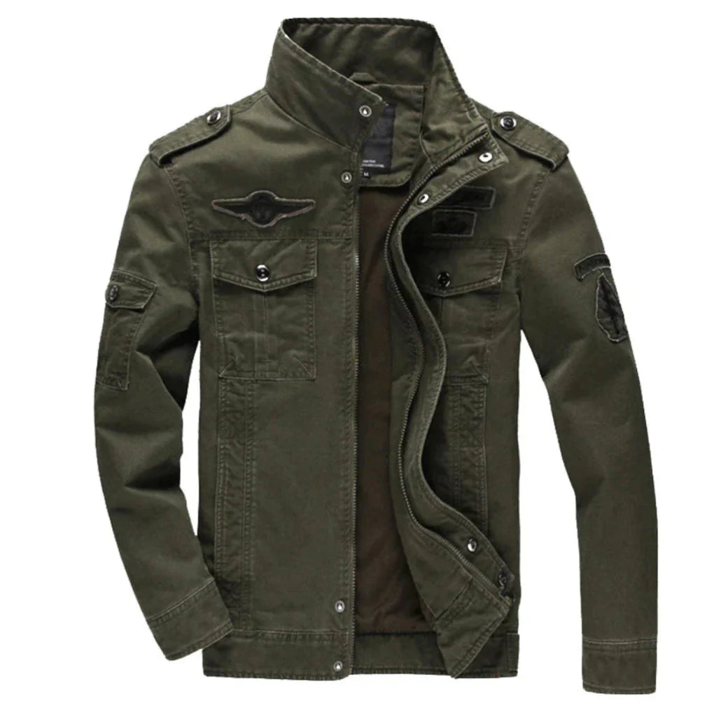 Long-sleeved biker jacket for men | Casual Edge