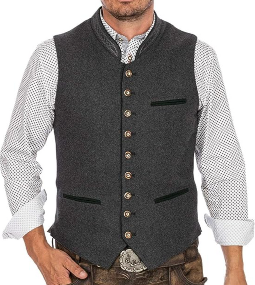 Elegant traditional men's vest