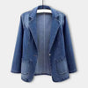 Stilig denimblazer for kvinner