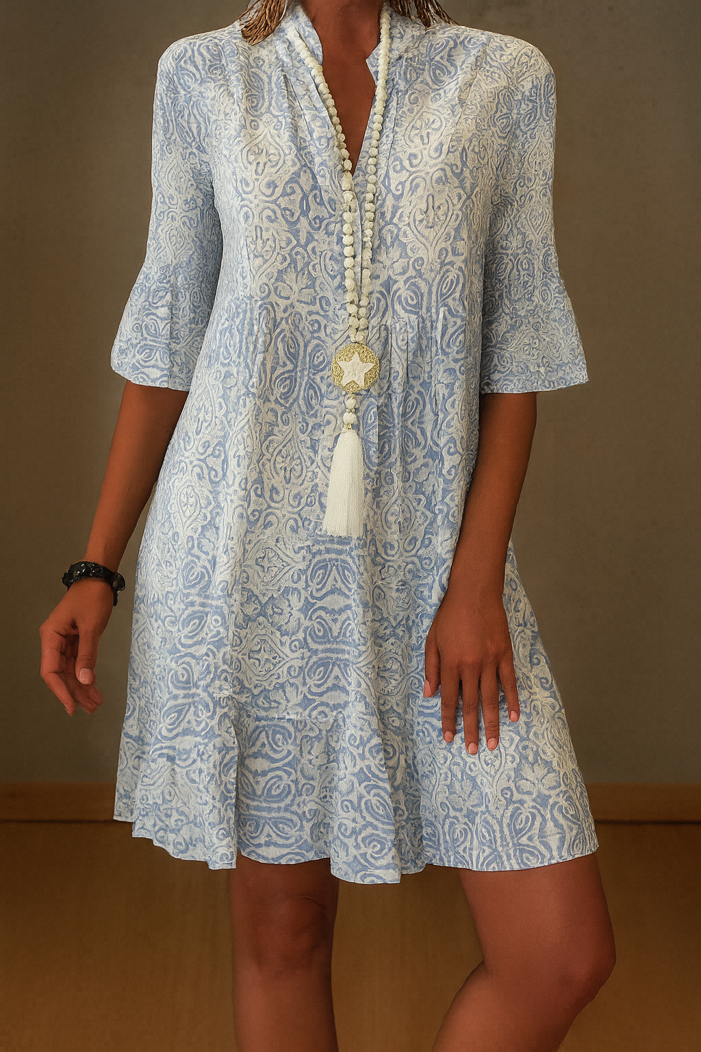 Midi dress Feel Free in flowing summer style