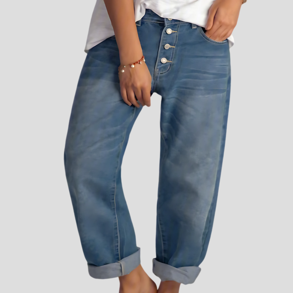 Jeans with wide legs for women