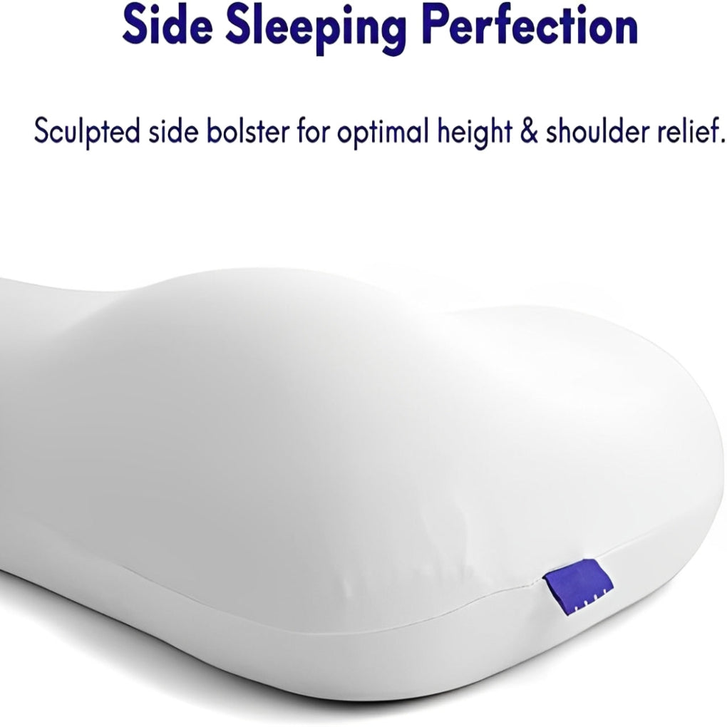 Travel pillow for deep sleep and pillow for side sleepers