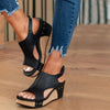 Orthopedic leather sandals with extra support