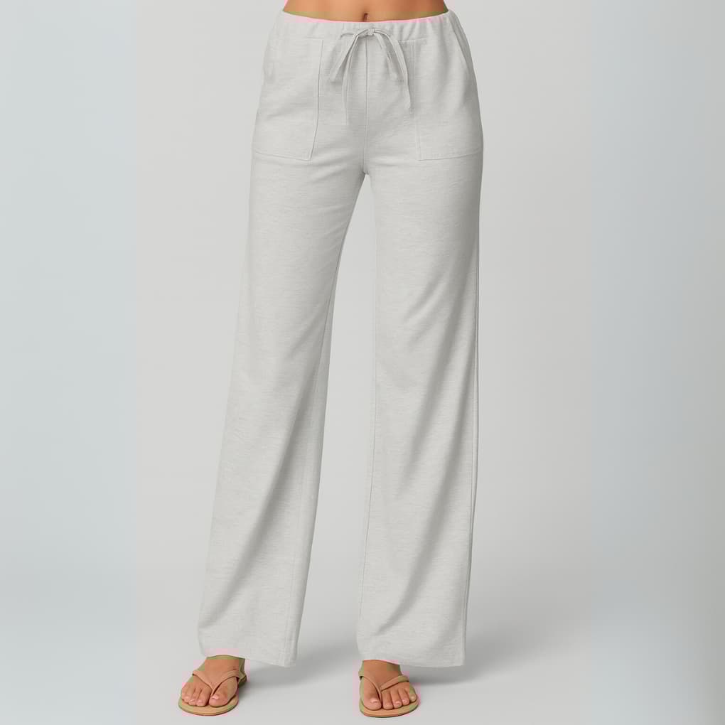 Loose fit in linen blend, relaxed pants
