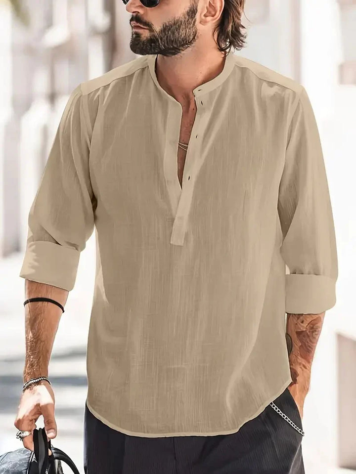Men's shirt in linen
