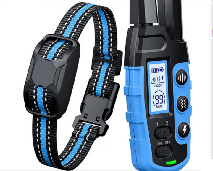 Premium Hundetreningshalsbånd 1000m med Fjernkontroll - Vanntett, Oppladbar E-Collar for Alle Hundestørrelser