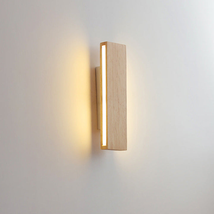 Japansk LED-vegglampe | Minimalistisk, dreibar vegglampe