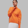 Übergroßer Pullover mit hohem Kragen, Damen