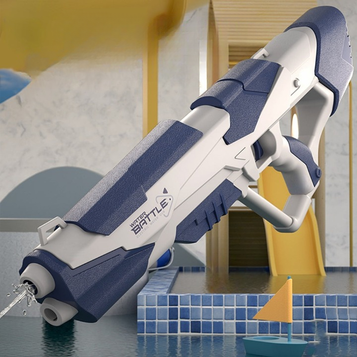 Vannpistol med trykkstråle og USB-batteri for barn og voksne – SpritzPower X1