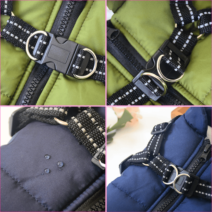 PupGuard - Vinterjakke for Hund med Sele