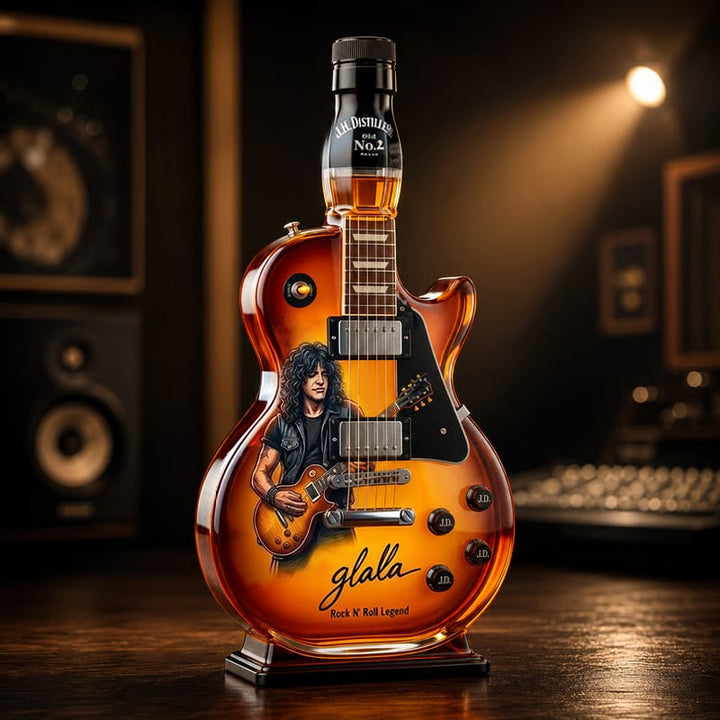 RockSpirit – Vintage Sunburst Gitarfigur til Flaskedekorasjon