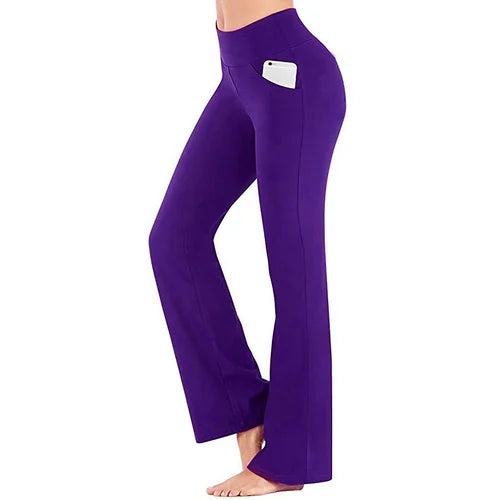 Yogabukse med høy midje for dame – Selina