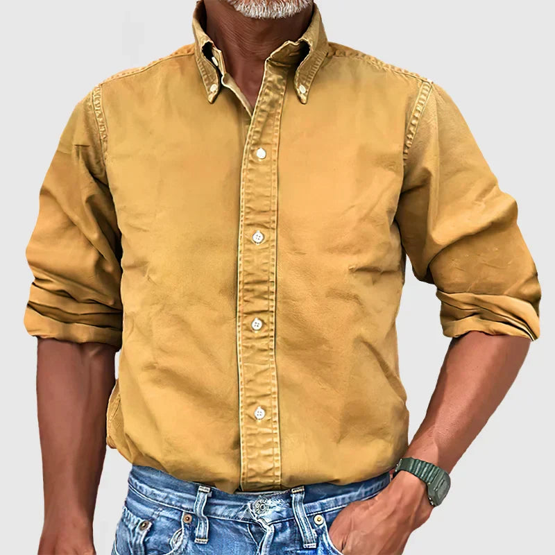 Classic long-sleeve men's shirt