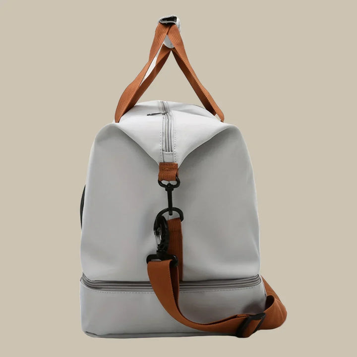 Romslig og stilfull herre reise duffelbag