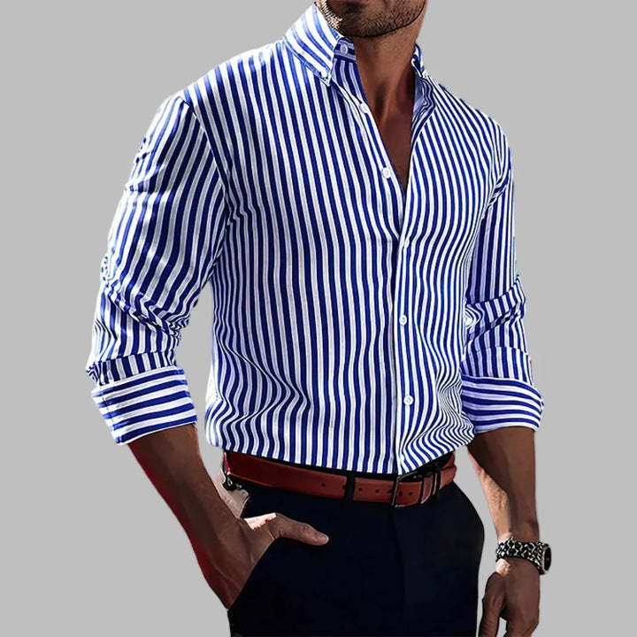Striped cotton shirt
