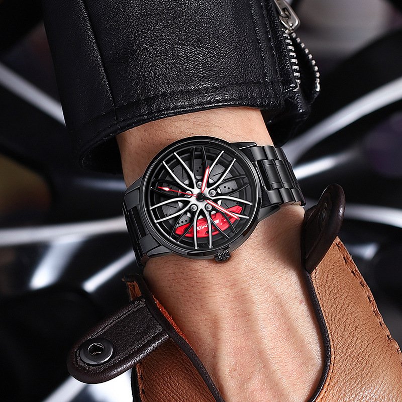 RaceVision – elegant herreklokke med racingdesign
