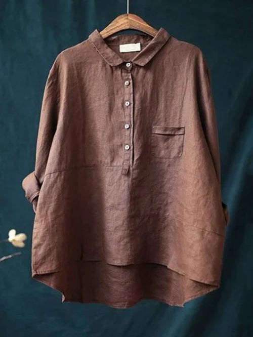 Elegant Langermet Bluse for Kvinner