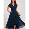 Elegant Flytende Tidless Chiffon Kveldskjole