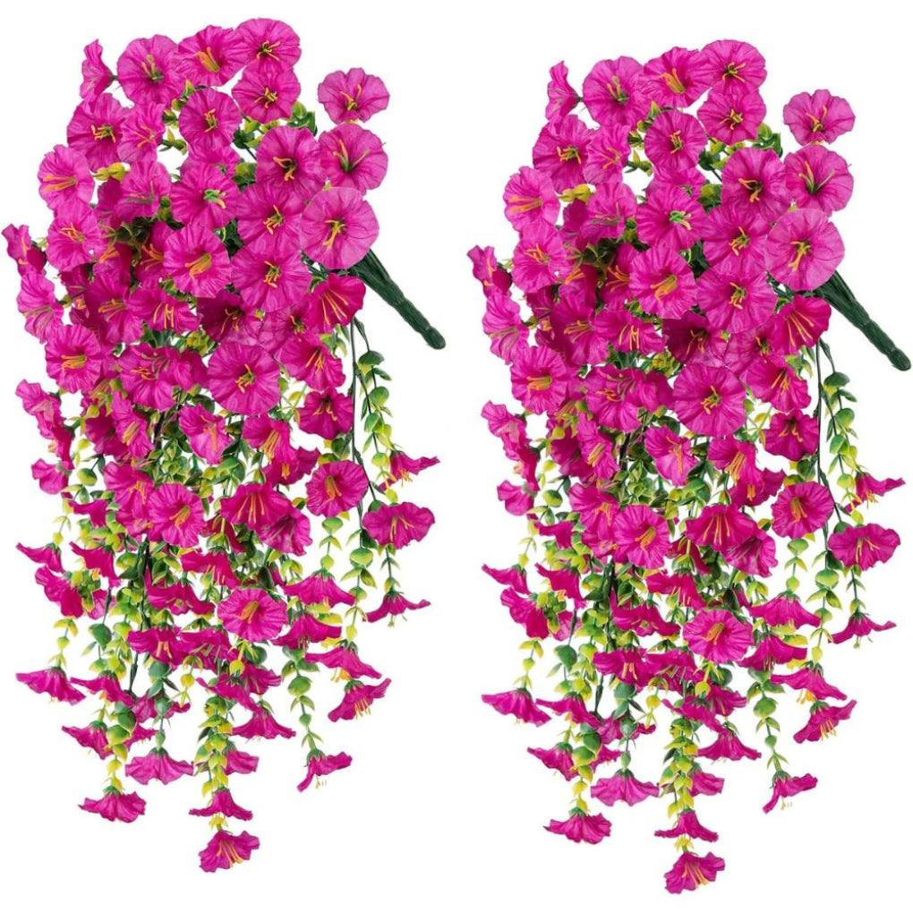 UV-bestandig kunstig hengende dekorasjon for morgenfrueblomster
