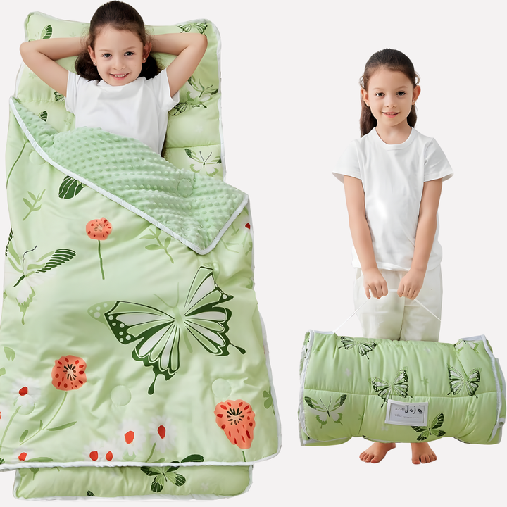 Småbarn Nap Matte med Pute og Blankett