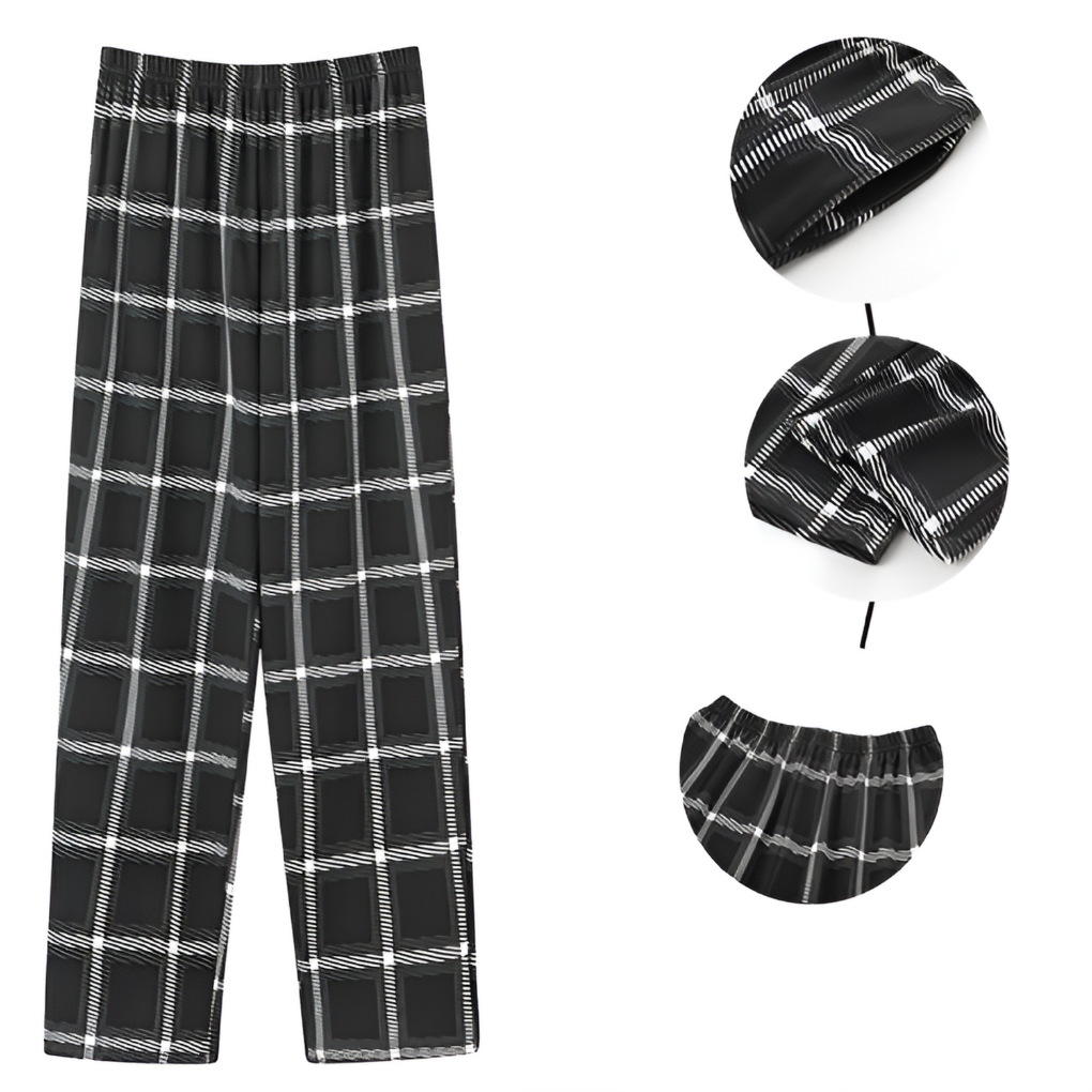 3-Pakke Flanell Herre Pyjama Bukser
