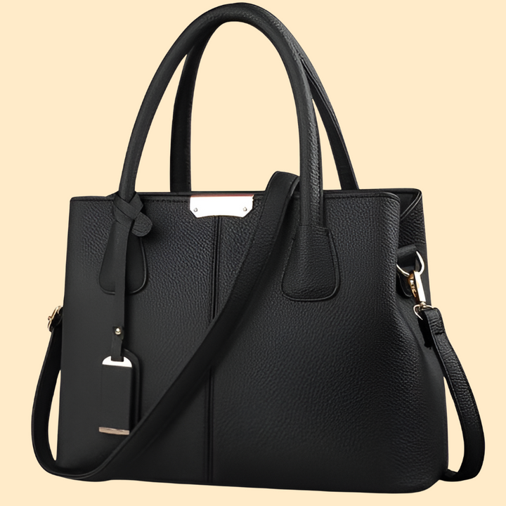 Elegant leather shoulder bag for women