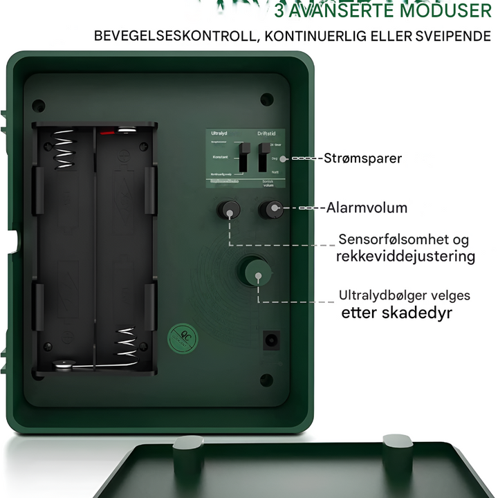 Woodpecker ultrasonic repeller for effective bird control