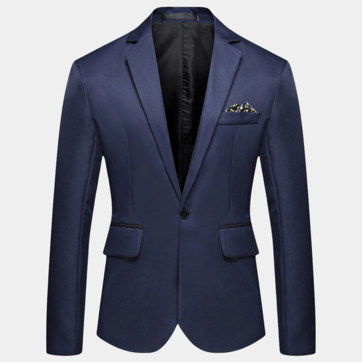 Herreblazer med moderne design og komfortabel passform