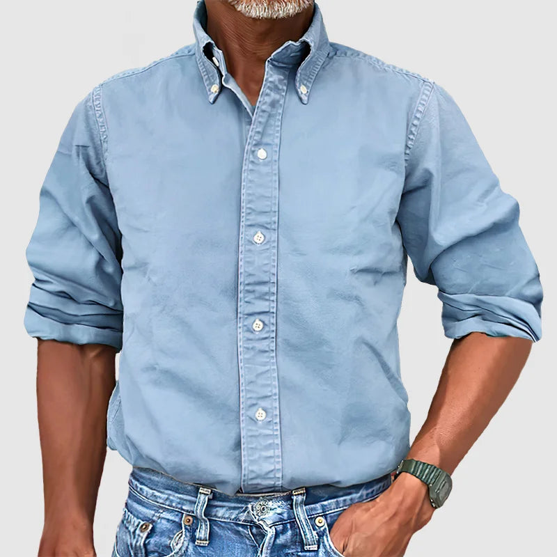 Classic long-sleeve men's shirt
