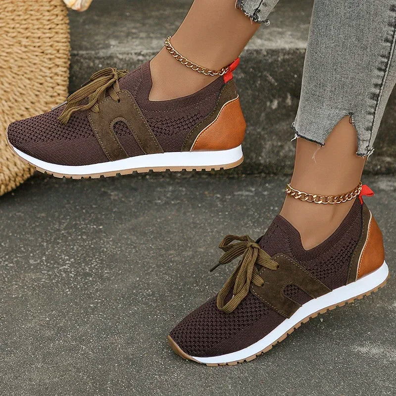 Pustende Komfort Sneakers for Kvinner