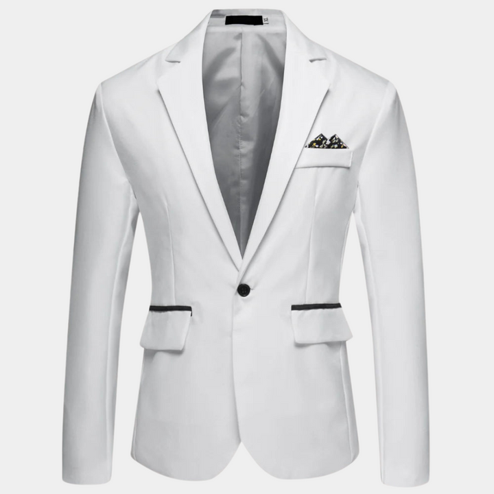 Herreblazer med moderne design og komfortabel passform