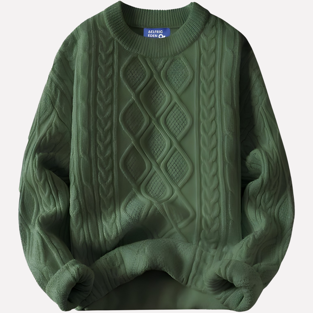 Kvinners Vintage 90s Crewneck Pullover