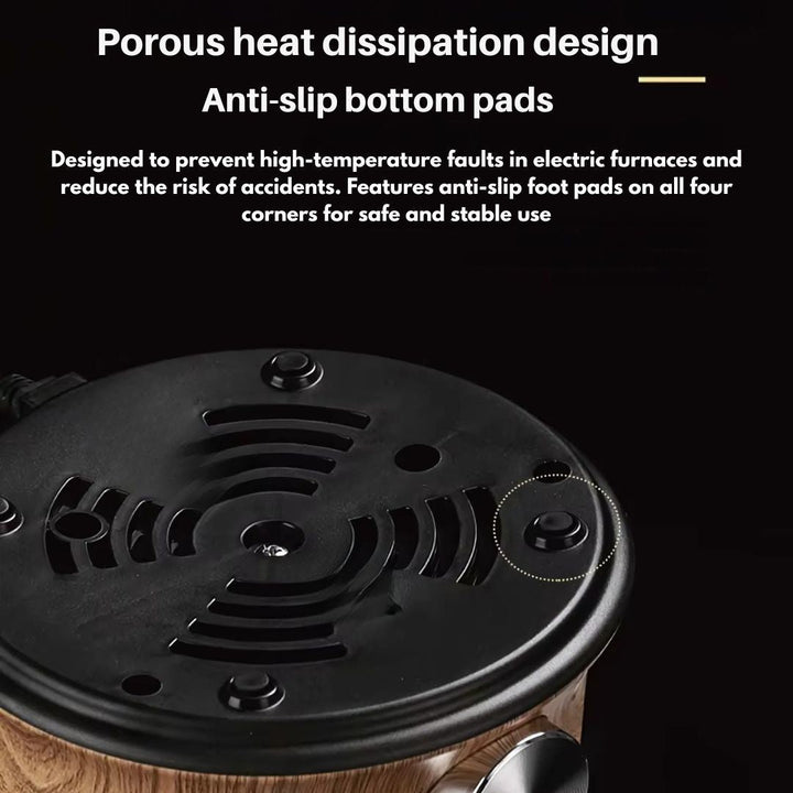 Mini Elektrisk Kokeplate med Temperaturkontroll for Kompakt Bruk