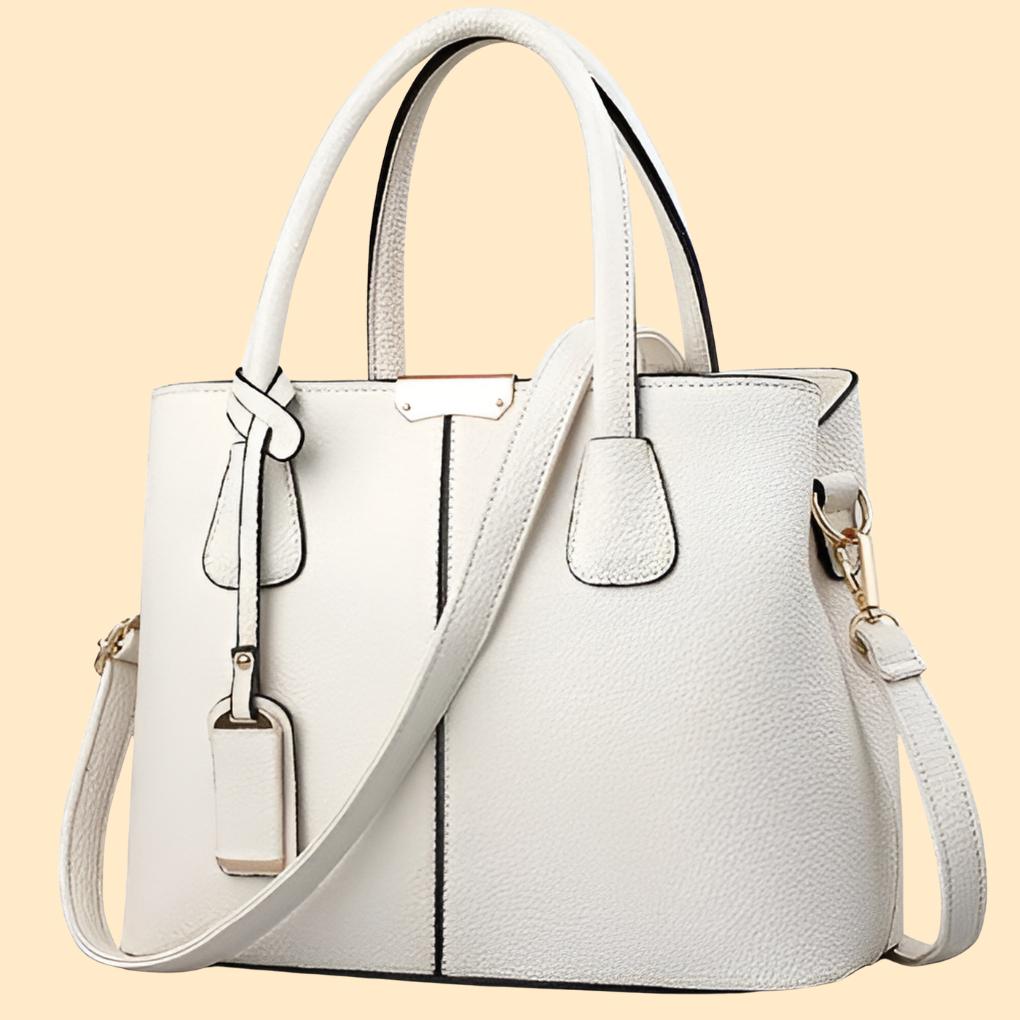 Elegant leather shoulder bag for women