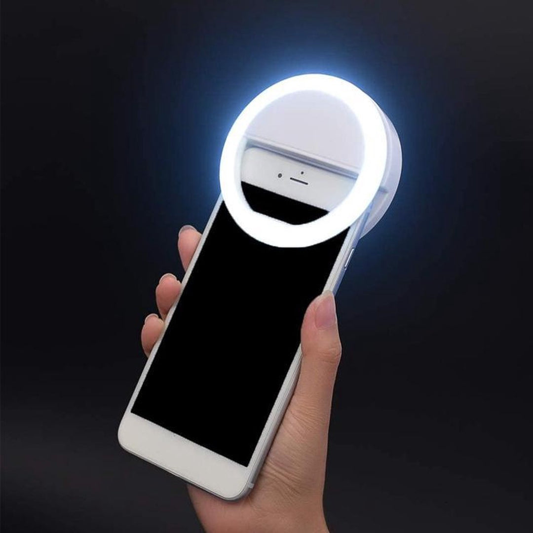 Bærbar selfie-ringlys - GlowSnap