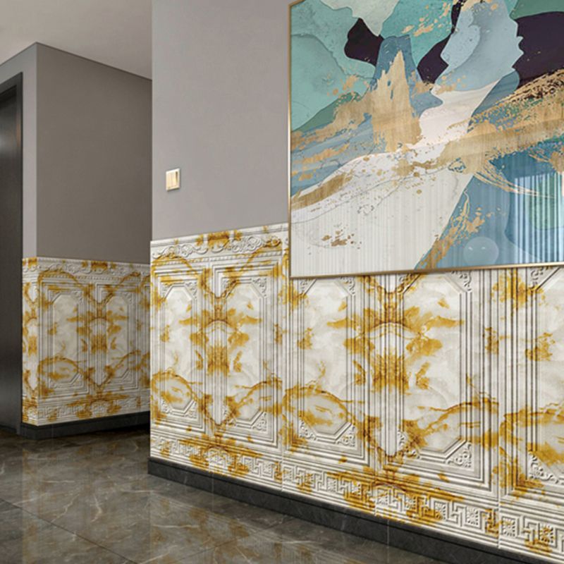 Vanntett 3D-veggpanel i moderne stil, skrell-og-lim, for innervegger
