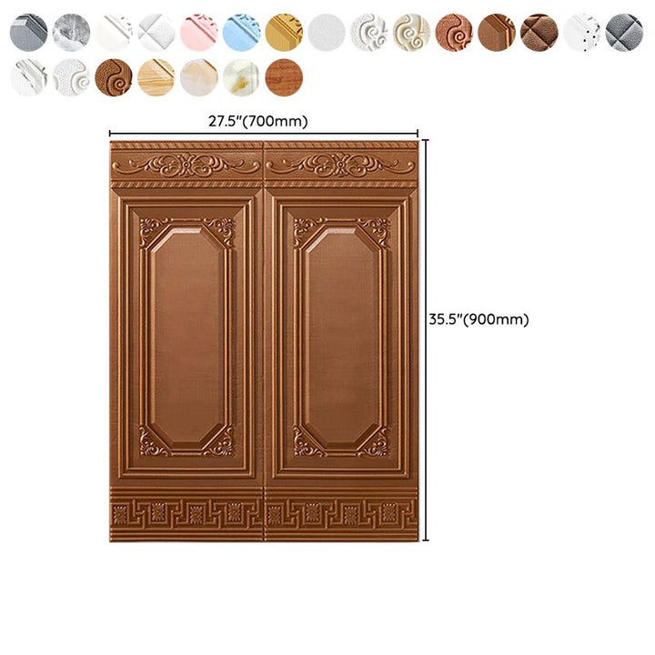 Vanntett 3D-veggpanel i moderne stil, skrell-og-lim, for innervegger