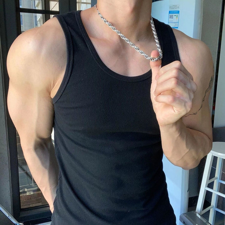 Breathable summer tank top for men
