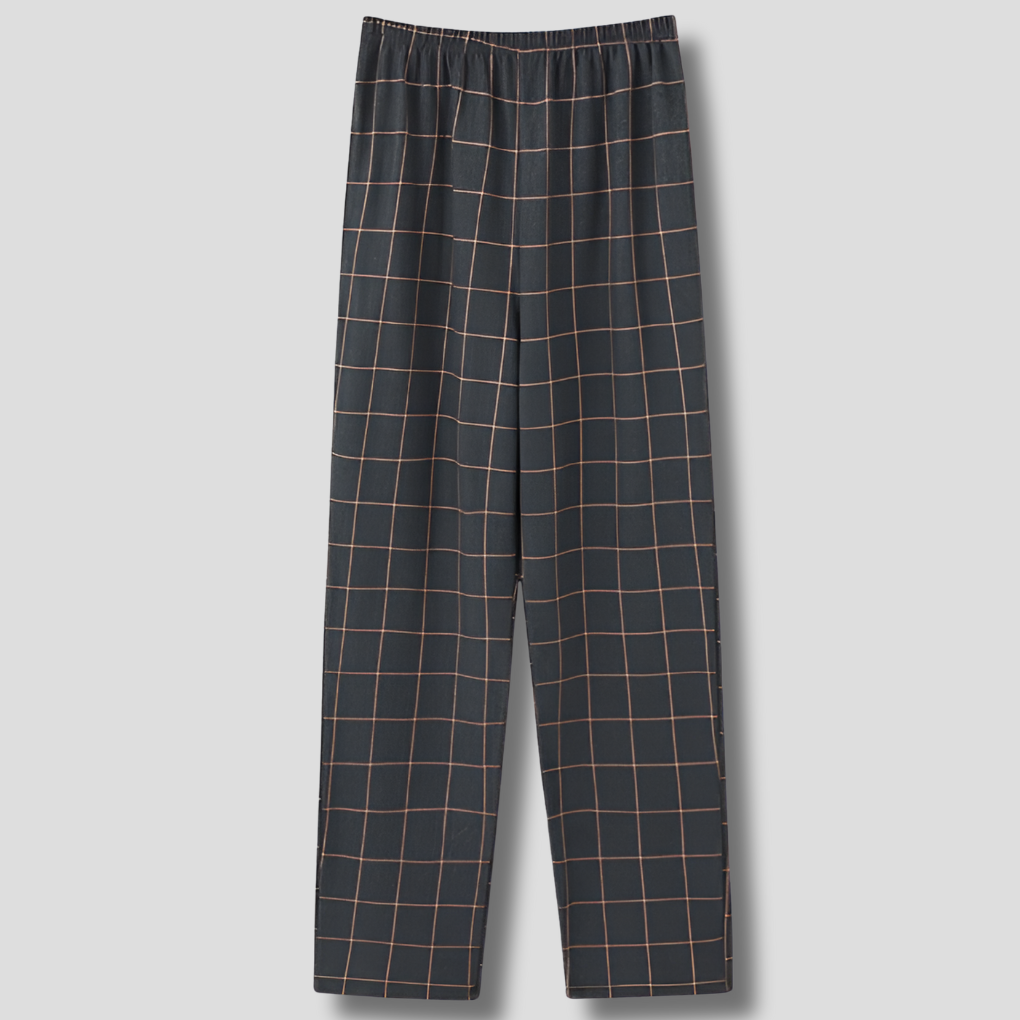 3-Pakke Flanell Herre Pyjama Bukser