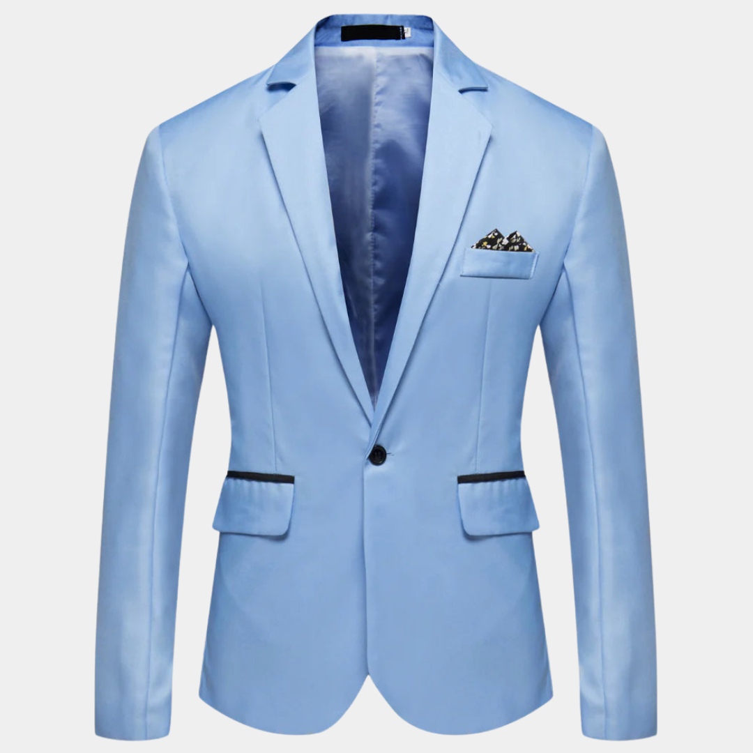 Herreblazer med moderne design og komfortabel passform