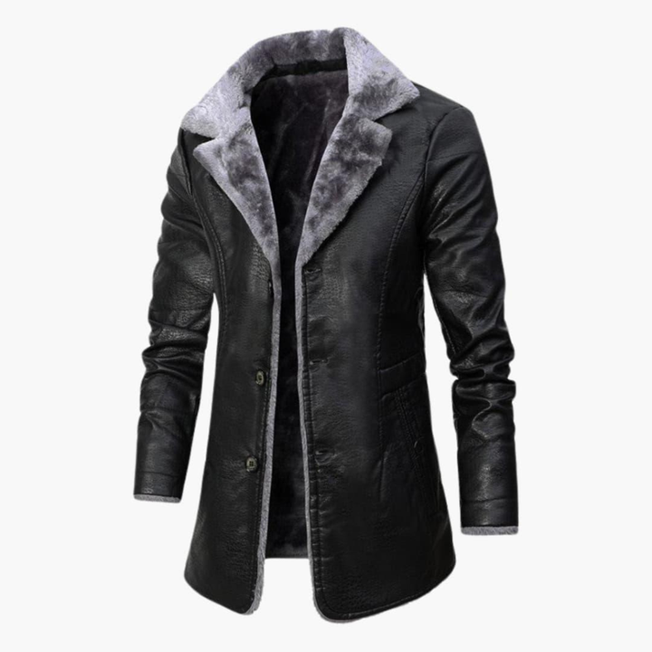 Ull Vinterfrakk – Elegant Frakk for Menn, Varm