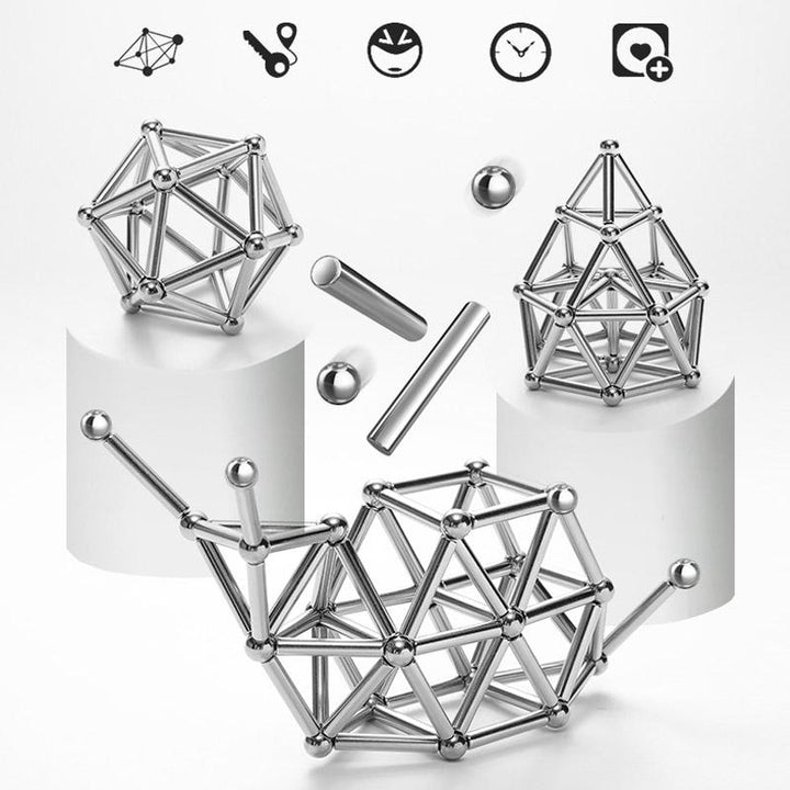 Innovative magnetblokker – Kreativ bygging for unge