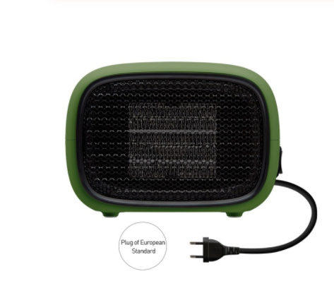 Mini keramisk varmer 500 W, varm på 3 sekunder