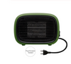 Mini keramisk varmer 500 W, varm på 3 sekunder