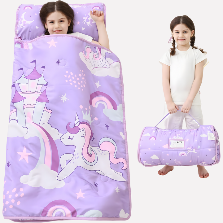 Småbarn Nap Matte med Pute og Blankett