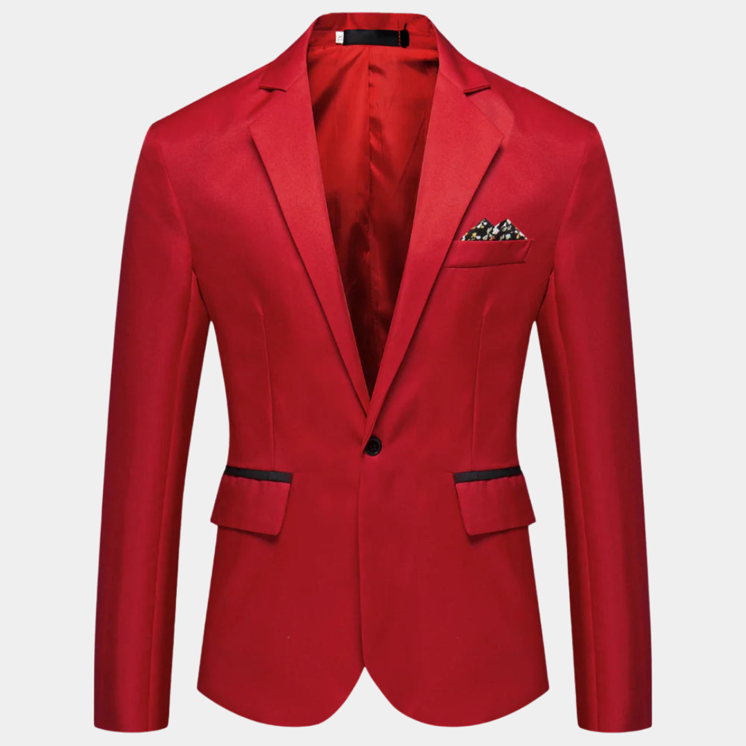 Herreblazer med moderne design og komfortabel passform