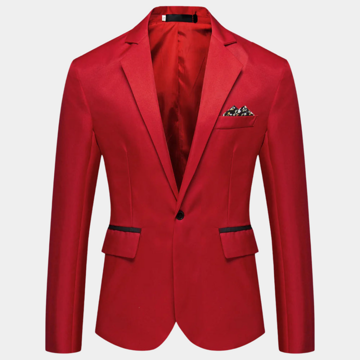 Herreblazer med moderne design og komfortabel passform